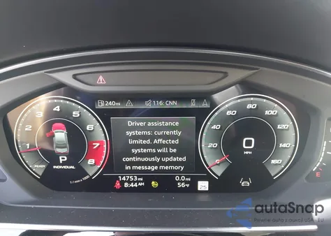 2023 Audi S8 Tfsi Quattro Tiptronic z USA, uszkodzony, nr VIN WAULSAF80PN003047